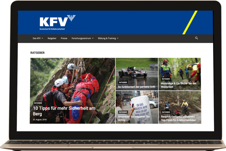 KFV-Website goes Content-Hub: Der neue Internetauftritt ist online ...