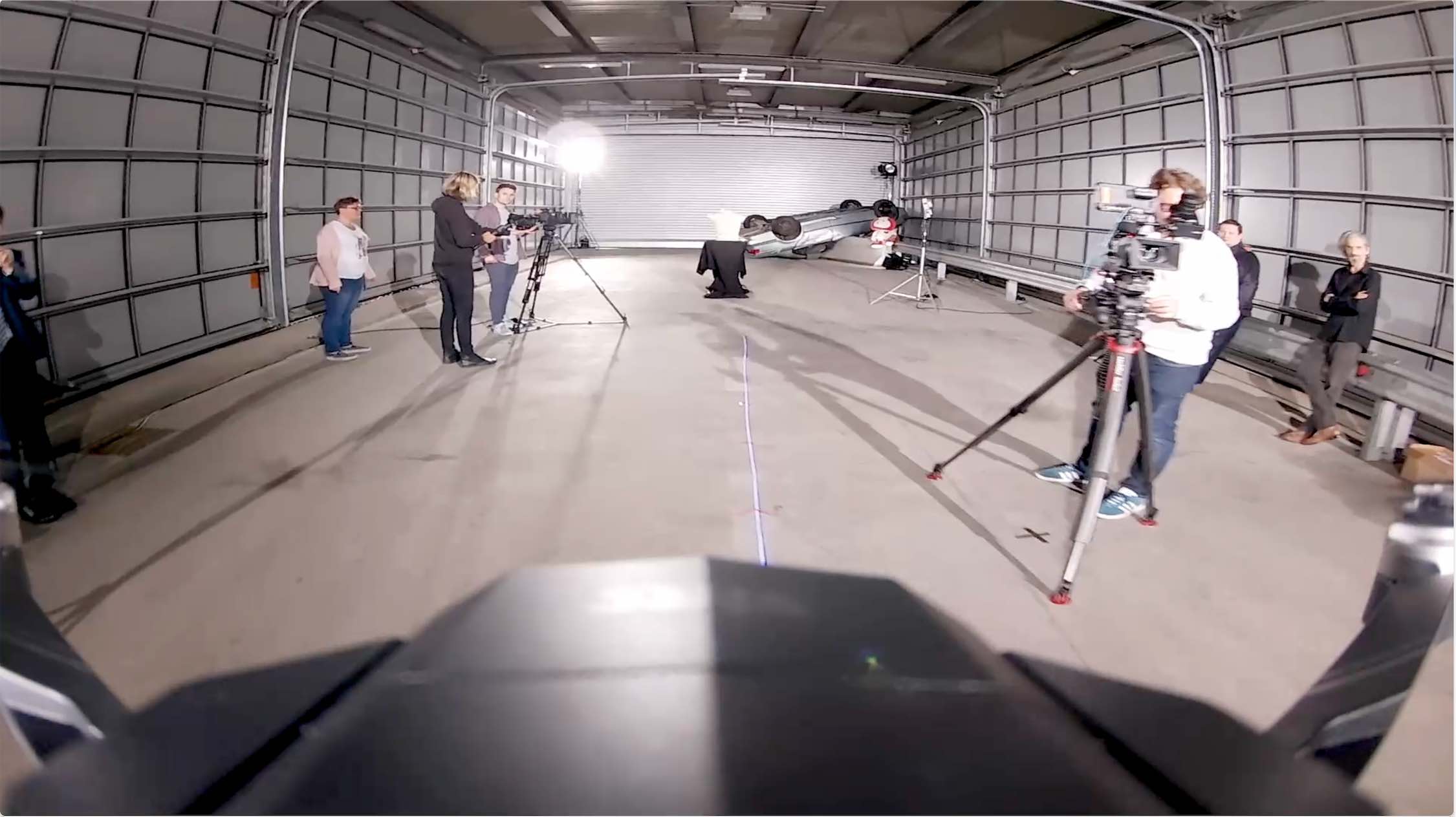 Drone crash