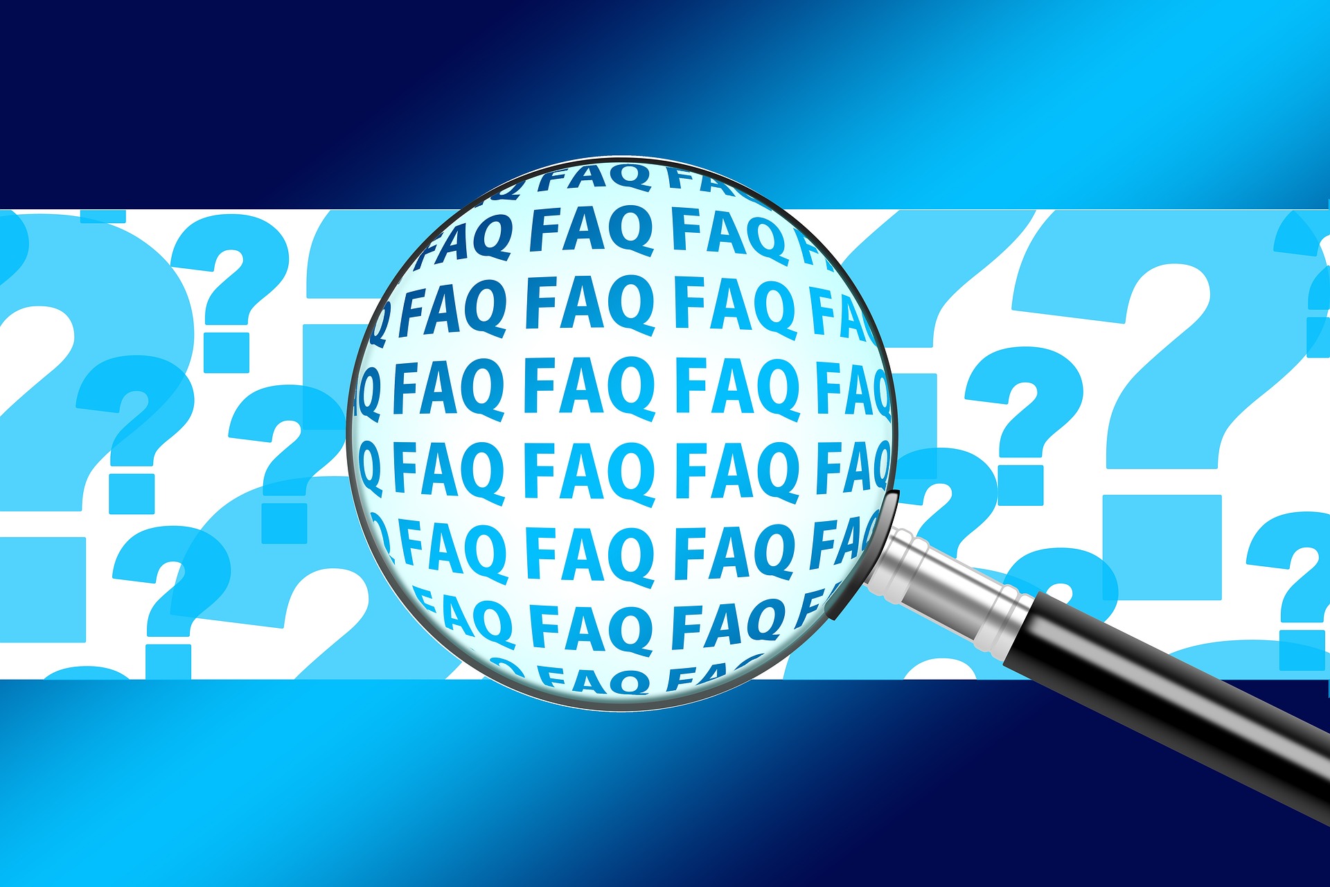 Häufige Fragen (Frequently asked questions - FAQ) © Pixabay