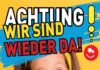 Mädchen mit Schrift - Plakat zum Schulbeginn