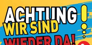 Mädchen mit Schrift - Plakat zum Schulbeginn