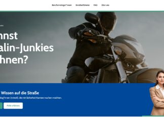 Website Screenshot psychologie.kfv.at