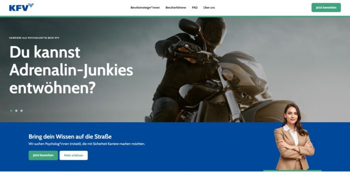 Website Screenshot psychologie.kfv.at