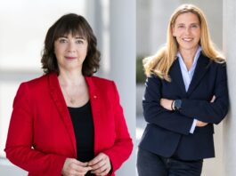KFV-Präsidentin DI Doris Wendler (links) und die neue KFV-Geschäftsführerin Dr. Johanna Trauner-Karner (rechts) © Marlena König und KFV/APA-Fotoservice/Juhasz