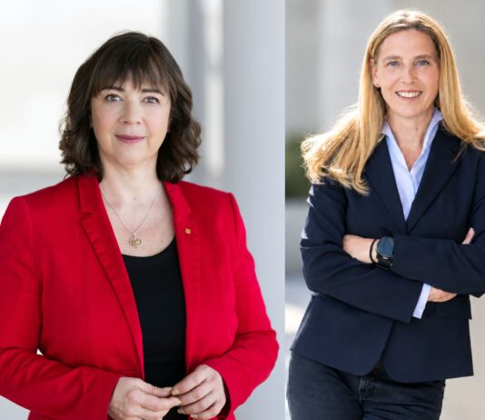 KFV-Präsidentin DI Doris Wendler (links) und die neue KFV-Geschäftsführerin Dr. Johanna Trauner-Karner (rechts) © Marlena König und KFV/APA-Fotoservice/Juhasz