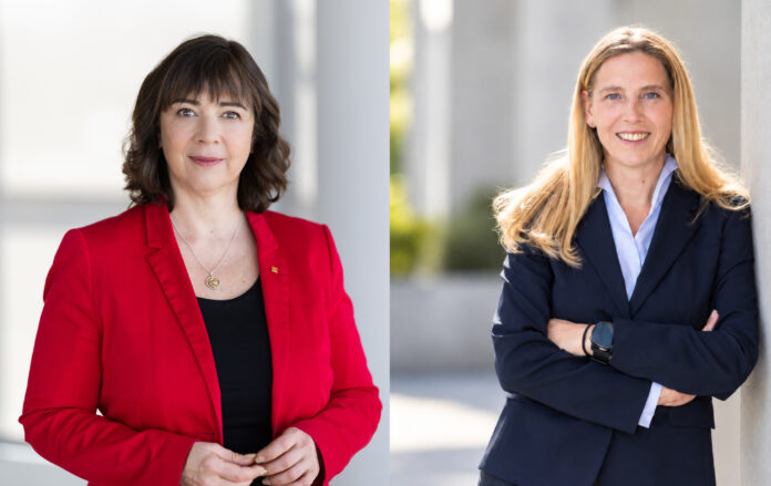 KFV-Präsidentin DI Doris Wendler (links) und die neue KFV-Geschäftsführerin Dr. Johanna Trauner-Karner (rechts) © Marlena König und KFV/APA-Fotoservice/Juhasz